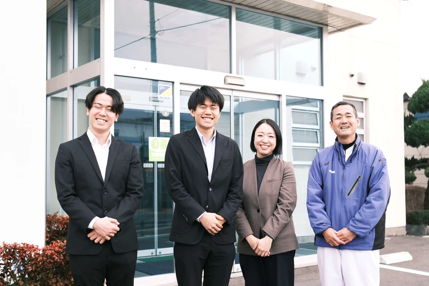 不織布製造のシンワ株式会社へのお客様インタビュー写真。